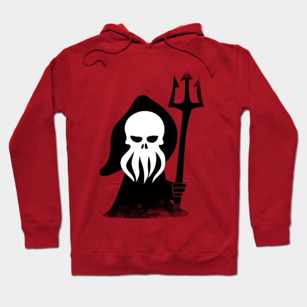 Aqua Grim Reaper Hoodie by Jess Adams